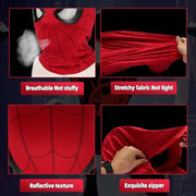 Spider Superhero Dynamic Mask - Remote LED Light & Moving Mech Eyes for Immersive Hero Experience, Nice Choice for Superhero Fans